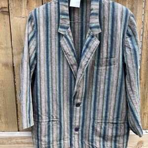 Vintage Striped Multicolor Blazer